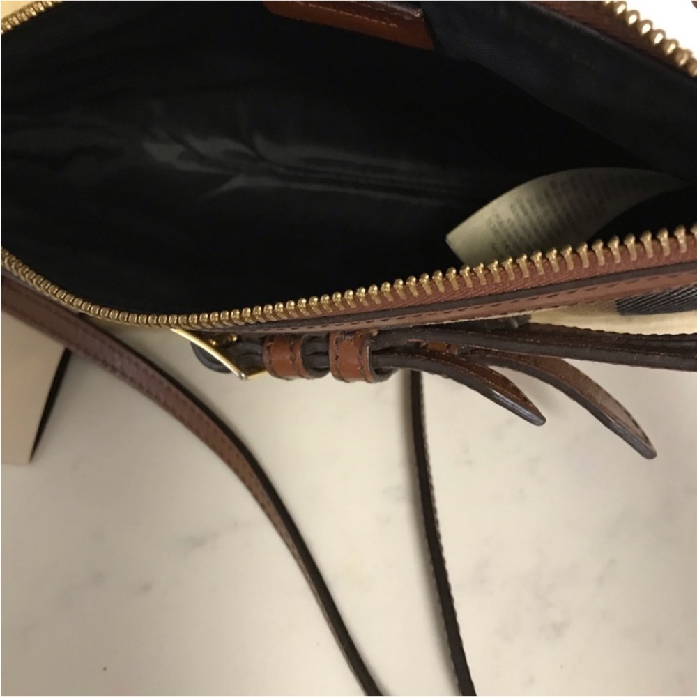 Burberry Beige and Brown Plaid Shoulder Bag - Picture 6 of 9